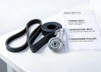 Technical buyer comparing Dayco belt and tensioner interfaces